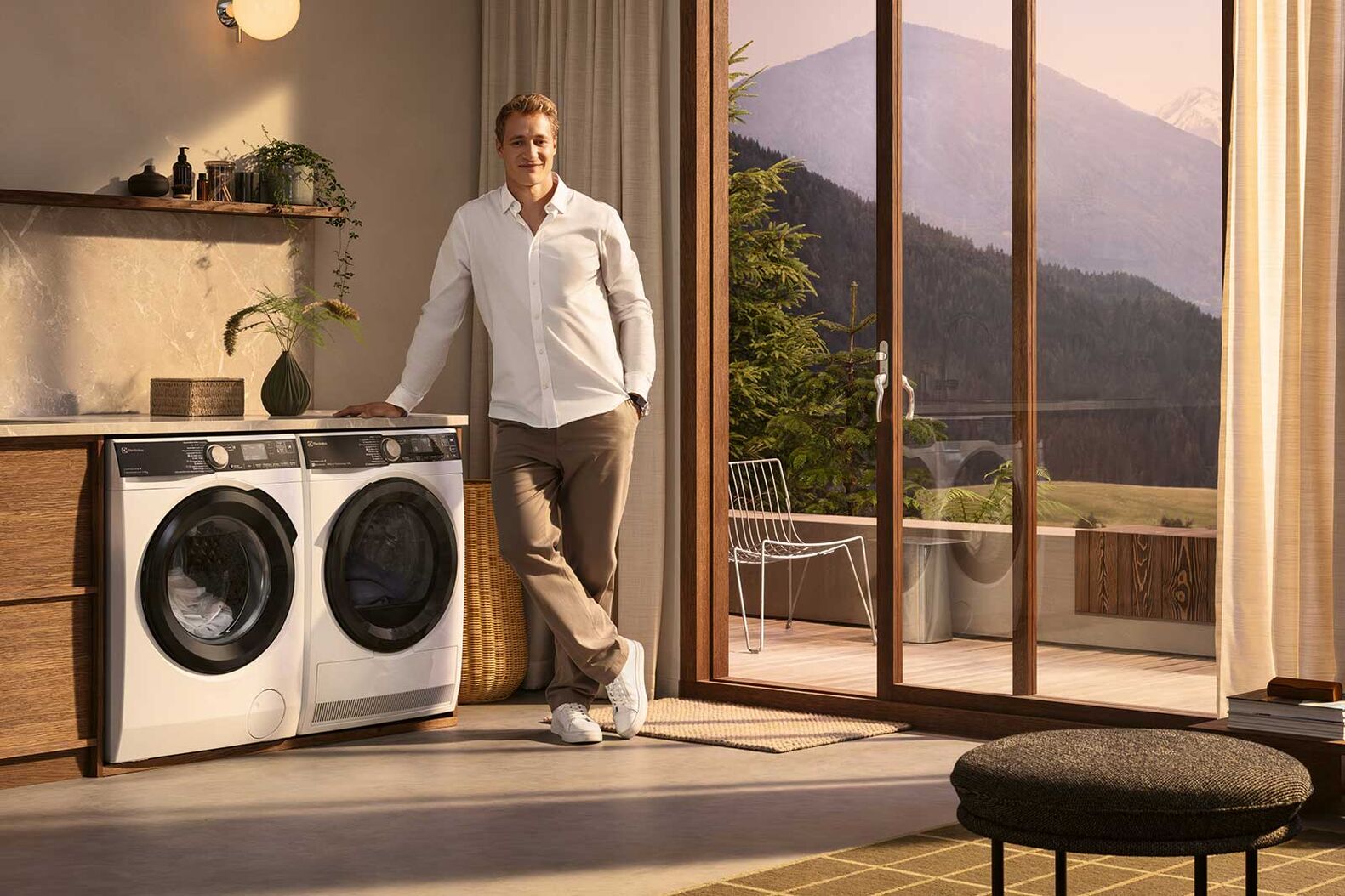 Wäschepflege wie ein Champion: Marco Odermatt vertraut bei der Wäschepflege auf Electrolux. www.electrolux.ch