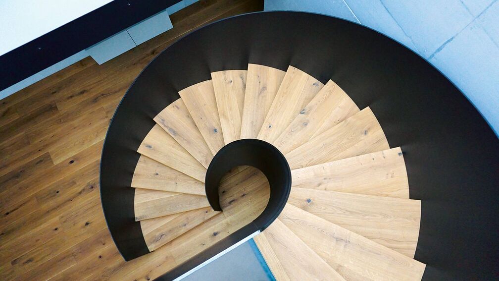 Alle Augen auf die Treppe