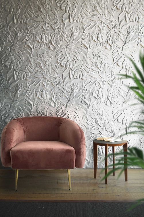 Ausgefallen: Die dreidimensionale Wandgestaltung «Manaus» von 3D Surface wurde von der Natur und exotischen Tieren inspiriert. 3D Surface.