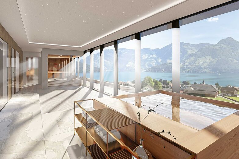 Design, Qualität und handwerkliche Präzision stehen im Fokus: Das Unternehmen kreiert Wellnessoasen für Badezimmererweiterungen und private Entspannungsbereiche. 36Grad AG, www.36grad.ch